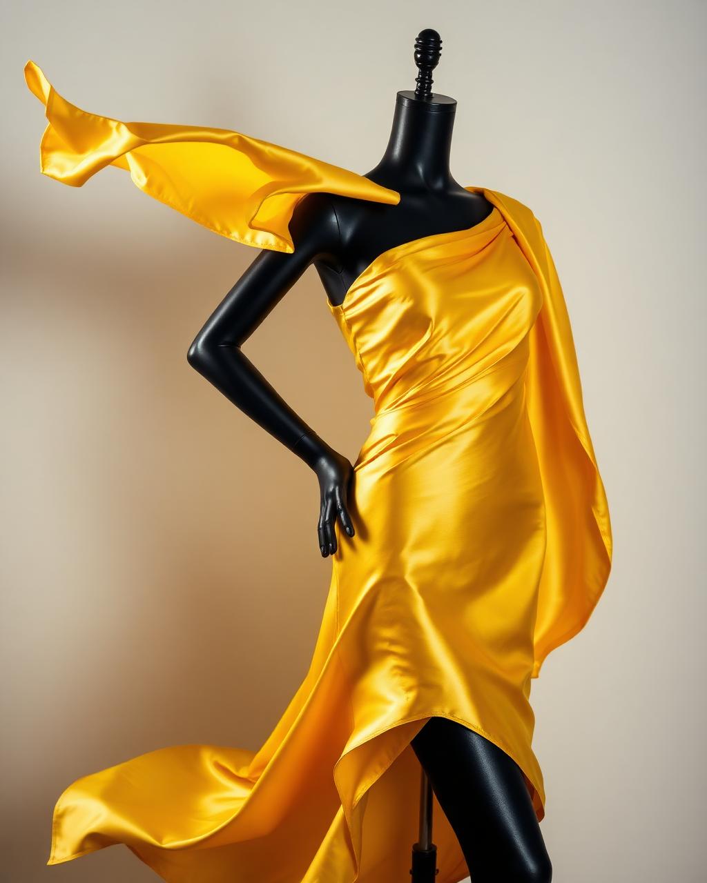 Solène Silk Dress